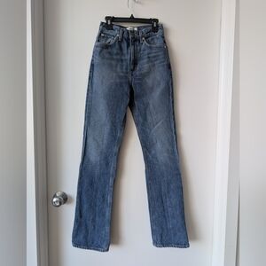 Agolde Vintage High Rise Flare Blue Jeans 23